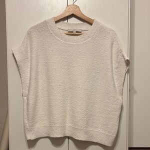 Cropped Boucle Knit Top - XL